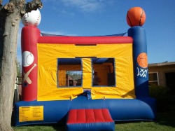 Deluxe Sports Bounce House Arena