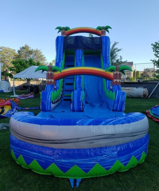 Rainbow Water Slide