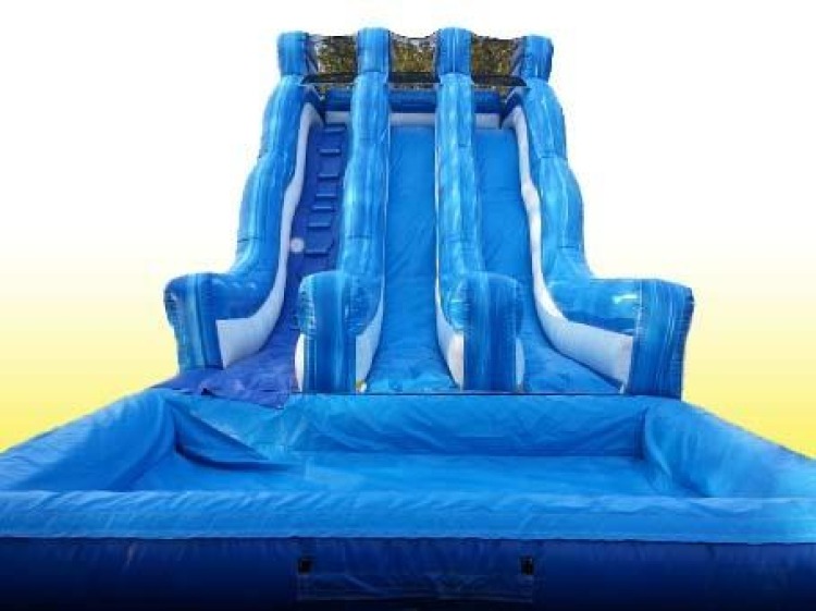 Big Blue Water Slide