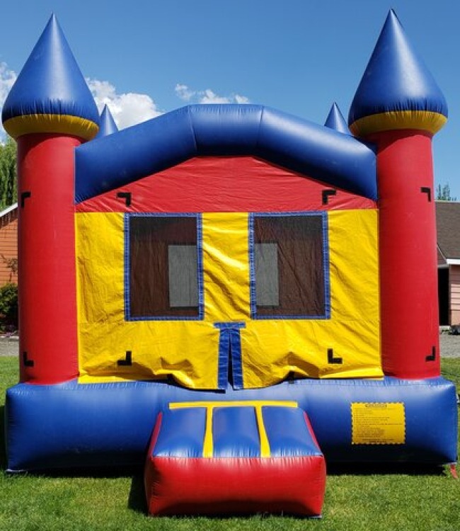 Red and Blue Bounce House