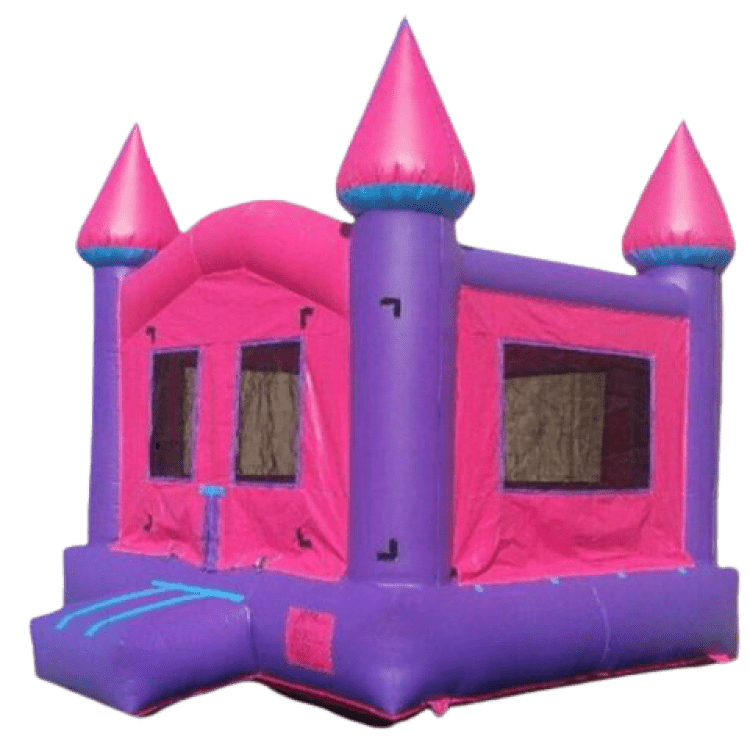 Pink and Purple Bounce House