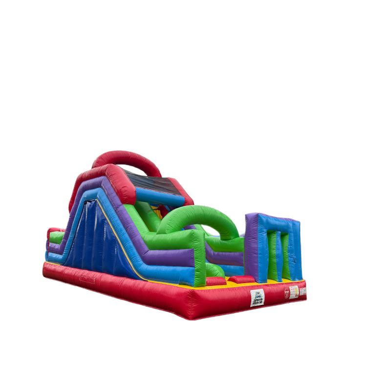 Wide Multicolored Obstacle Course